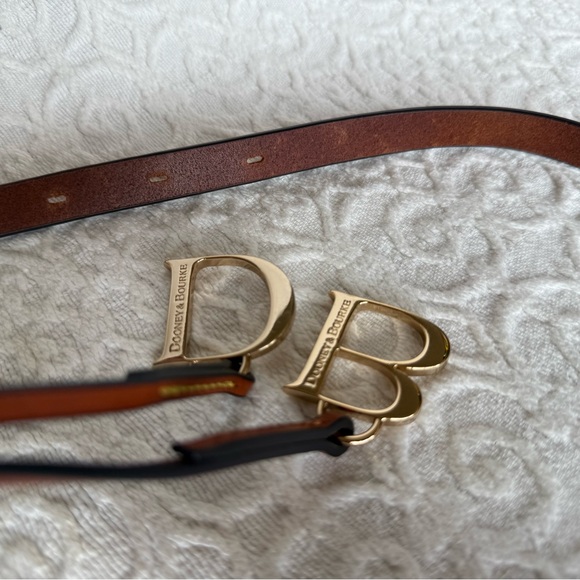 Dooney & Bourke Monogram Domed Brown and Tan Crossbody Bag - Picture 2 of 13